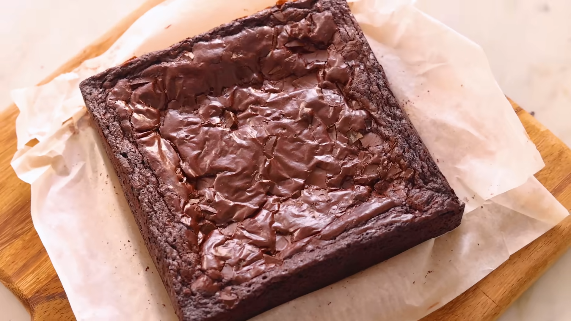 Photo of big uncut brownie